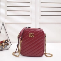 Gucci·雙G Marmont斜挎雙層小包/手機包Size:16*18.5*6cm