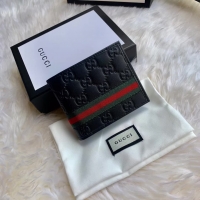 Gucci•ssima系列短夾短款男‎式織帶​錢包‎ size:11*9cm