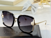 Chanel·珍珠點綴太陽鏡6色 Size:57-20-143