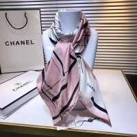 Chanel·簡約時髦絲巾 Size:110*110cm.