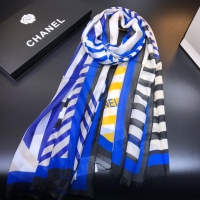 Chanel·簡單線條設計長巾Size:100*200cm