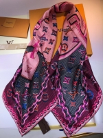 Louis Vuitton·經典斜紋真絲方巾.Size:90*90cm