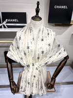 Chanel·秋冬小香條紋波點羊絨長巾 Size:110*200cm