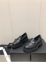 Chanel·小牛皮菱格面樂福鞋3色35-39碼/跟高4.5cm