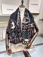 Chanel·小香山茶花羊絨方巾Size:140*140cm