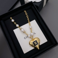 Chanel·復古珍珠愛心項鏈