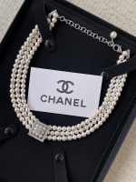 Chanel·多層琉璃珍珠項鏈