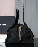Chanel·走秀款磨砂皮購物袋