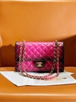 Chanel·經典CF小羊皮口蓋包中號20cm/大號25.5cm